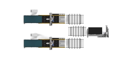 藍(lán)象數(shù)控一拖二開料機(jī)連線詳解
