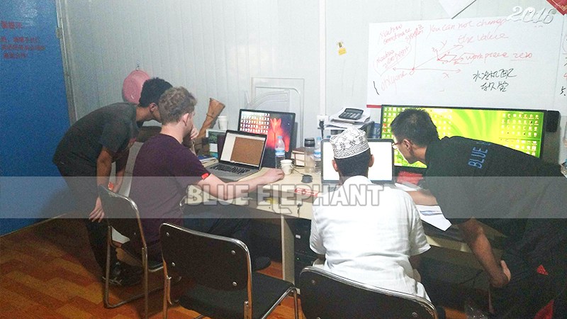 客戶考察藍象數(shù)控